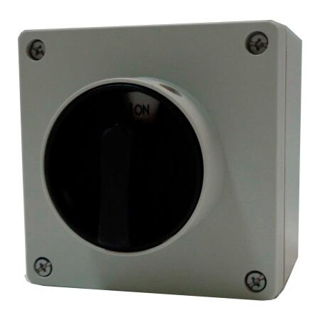 Springer Controls Co Springer Controls / MERZ, 32A, 3-Pole, Enclosed Disconnect Switch, Black/Grey ML0-32-AB3E